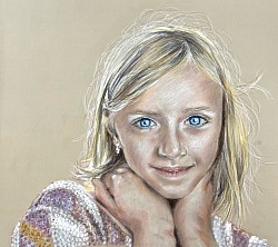 Original pastel portrait by Julie Waldron