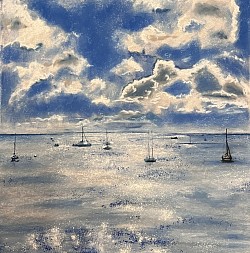 ‘Guernsey’ 34cm x 34cm Not for Sale
